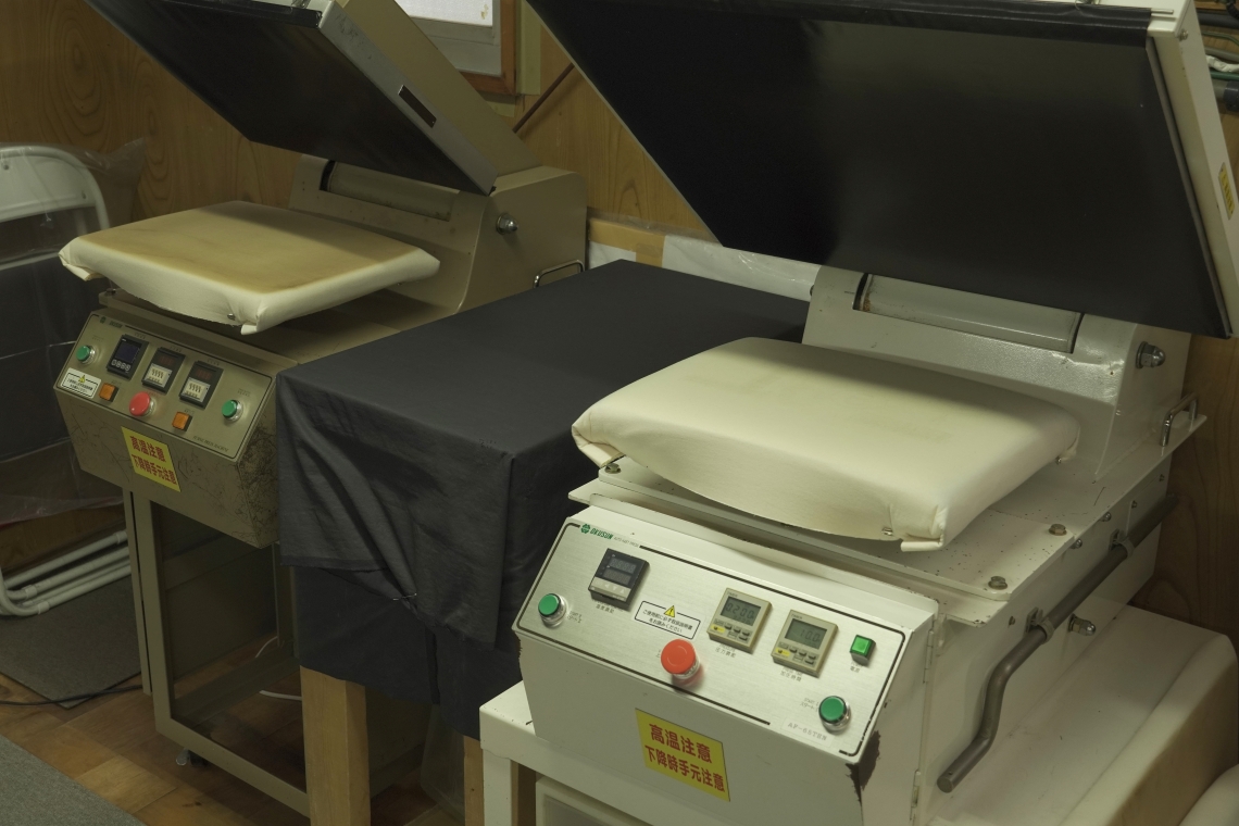 業務用ヒートプレス機